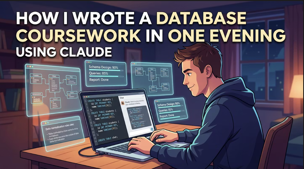How I Wrote a Database Coursework in One Evening Using Claude
