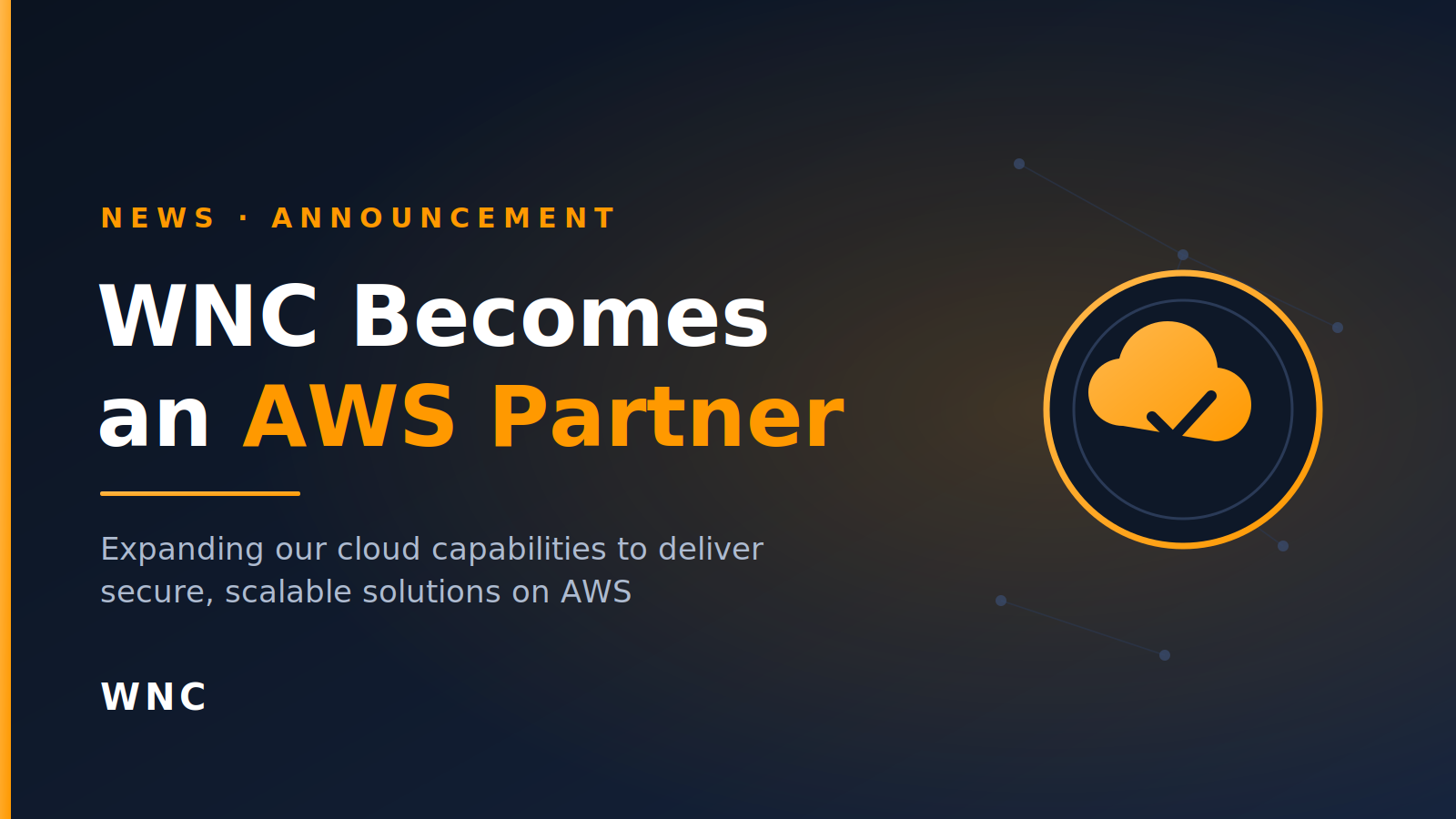 WNC Becomes an AWS Partner